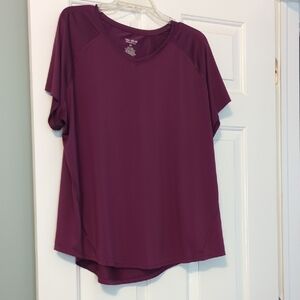 Purple Short Sleeve Top